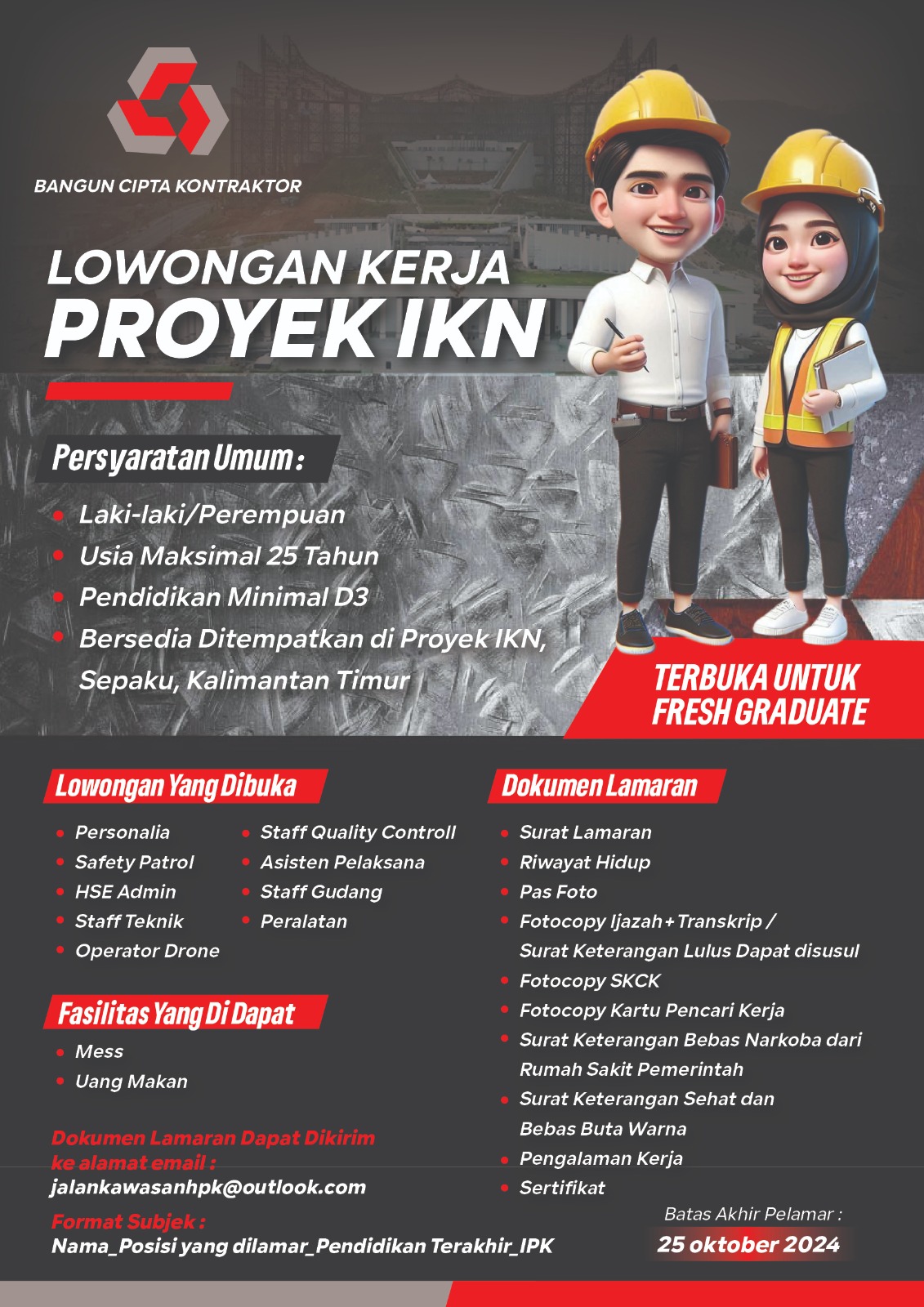 Lowongan Kerja Proyek IKN Lowongan Kerja Proyek IKN